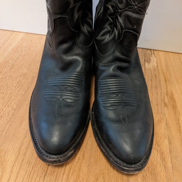 Men's Tony Lama Segar black boot #7900 - Picture 3 of 11